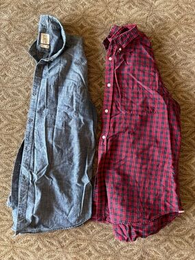 2 Gap button down shirts!!! 100% cotton!